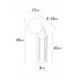 OPVIQ Zidna lampa Likya N 1022 - slika 5