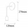 OPVIQ Zidna lampa Dartini MR 1007 - slika 4