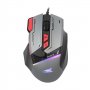 BARACUDA BGM 047 MANTA Gejmerski miš Sivi - slika 1