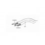 GEMBIRD CCAP-444L-6 3.5mm stereo plug to 3.5mm stereo plug audio kabl pod uglom pozlaceni kon. 1,8m - slika 2