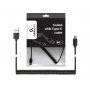 GEMBIRD CC-USB2C-AMCM-0.6M Spiralni USB 2.0 AM na USB-C kabl, 0.6m, black - slika 3