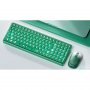 AULA AC210 Green combo, bežični tastatura i miš - slika 1
