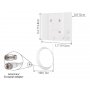 BARKAN AF40P.W Indoor HDTV Flat TV Antenna 65 km - slika 2