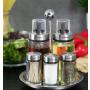 KINGHOFF KH1648 stalak za začine inox staklo 6 delova - slika 2