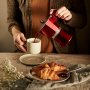 DAJAR DJ94366 džezva za espresso kafu 6 šoljica 300ml crvena - slika 2