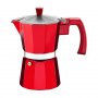DAJAR DJ94366 džezva za espresso kafu 6 šoljica 300ml crvena - slika 1