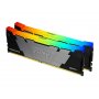 KINGSTON DIMM DDR4 16GB (2x8GB kit) 4600MT/s KF446C19RB2AK2/16 Fury Renegade RGB Black XMP - slika 1