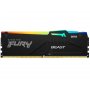 KINGSTON DIMM DDR5 32GB 6400MT/s KF564C32BBA-32 FURY Beast Black RGB XMP - slika 1