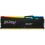 KINGSTON DIMM DDR5 32GB 6400MT/s KF564C32BBEA-32 FURY Beast Black RGB EXPO - slika 1