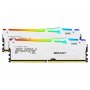 KINGSTON DIMM DDR5 32GB (2x16GB kit) 6800MT/s KF568C34BWAK2-32 FURY Beast White RGB XMP - slika 2