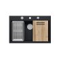 QUADRON Marc Workstation GraniteQ pure carbon sudopera - slika 2