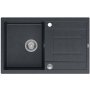 QUADRON Morgan 111 GraniteQ black diamond sudopera sa Push 2 Open sifonom - slika 2