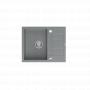 QUADRON Morgan 116 GraniteQ silver stone sudopera sa Push 2 Open sifonom - slika 1