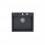 QUADRON Morgan 110 GraniteQ black diamond sudopera sa Push 2 Open sifonom - slika 2