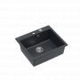 QUADRON Morgan 110 GraniteQ black diamond sudopera sa Push 2 Open sifonom - slika 1