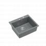 QUADRON Morgan 110 GraniteQ silver stone sudopera sa Push 2 Open sifonom - slika 1
