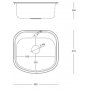 QUADRON Ray 110 SteelQ PVD zlatna sudopera - slika 3