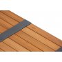 HANAH HOME Baštenska garnitura Lapuarta 1 Grey Black - slika 3