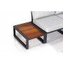 HANAH HOME Baštenska garnitura La Puerta Anthracite Cream - slika 2