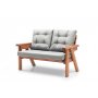 HANAH HOME Baštenska garnitura Abant (2+1+1) Grey - slika 2