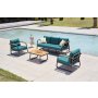 HANAH HOME Baštenska garnitura Rio Petrol Blue - slika 3
