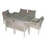 HANAH HOME Baštenska garnitura Otto 6 Light Brown - slika 1