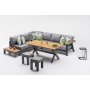 HANAH HOME Baštenska garnitura Daisy Set Antracite v2 - slika 2