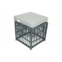 HANAH HOME Baštenska garnitura Lady Pouffe Grey - slika 5
