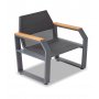 HANAH HOME Baštenska garnitura Truva Anthracite Black - slika 2