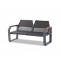 HANAH HOME Baštenska garnitura Truva Anthracite Black - slika 3