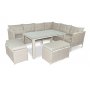 HANAH HOME Baštenska garnitura Paris Light Brown - slika 1
