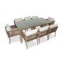 HANAH HOME Baštenska garnitura Vera 200 Dark Brown - slika 1