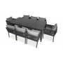 HANAH HOME Baštenska garnitura Vera 200 Grey - slika 1