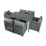 HANAH HOME Baštenska garnitura Mana Light Grey - slika 1
