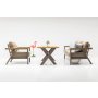 HANAH HOME Baštenska garnitura Daisy Cappuccino - slika 2