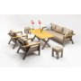 HANAH HOME Baštenska garnitura Daisy Cappuccino - slika 1