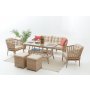HANAH HOME Baštenska garnitura Linda Rattan (3+1+1+S) - slika 2