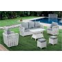 HANAH HOME Baštenska garnitura Vena (1+1+3+Sehpa+2Puf) - slika 1