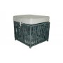 HANAH HOME Baštenska garnitura Newyork Pouffe Grey - slika 3