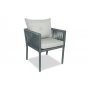 HANAH HOME Baštenska garnitura Shangai 7 Grey - slika 3