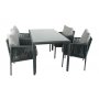 HANAH HOME Baštenska garnitura Otto 4 Grey - slika 1