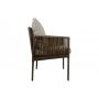 HANAH HOME Baštenska garnitura Otto 4 Dark Brown - slika 4