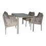 HANAH HOME Baštenska garnitura Otto 4 Light Brown - slika 2