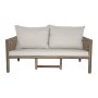 HANAH HOME Baštenska garnitura Otto Sofa Dark Brown - slika 2