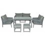 HANAH HOME Baštenska garnitura Otto Sofa Light Grey - slika 2