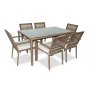 HANAH HOME Baštenska garnitura Leros 150 Dark Brown - slika 1