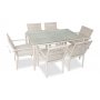 HANAH HOME Baštenska garnitura Leros 150 Light Brown - slika 1