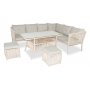 HANAH HOME Baštenska garnitura Shangai 6 Cream - slika 1
