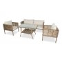 HANAH HOME Baštenska garnitura Newyork 160 Dark Brown - slika 1