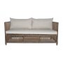 HANAH HOME Baštenska garnitura Mana 3 Dark Brown - slika 5
